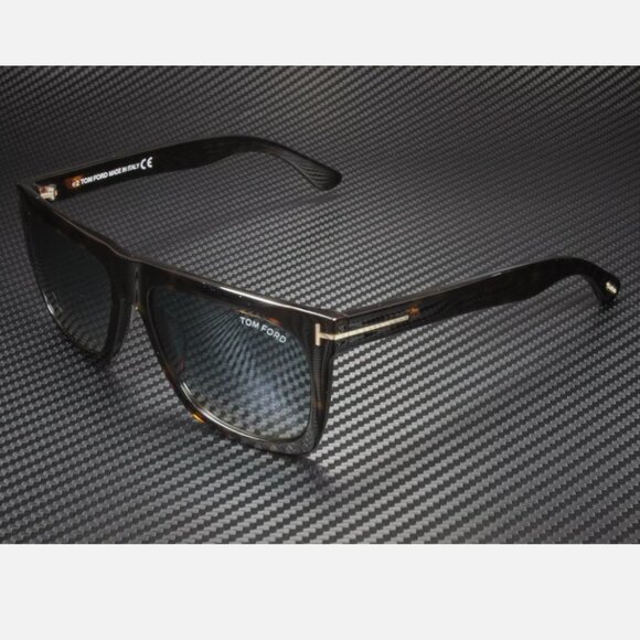 Tom Ford Dark Havana 57mm Unisex Sunglasses